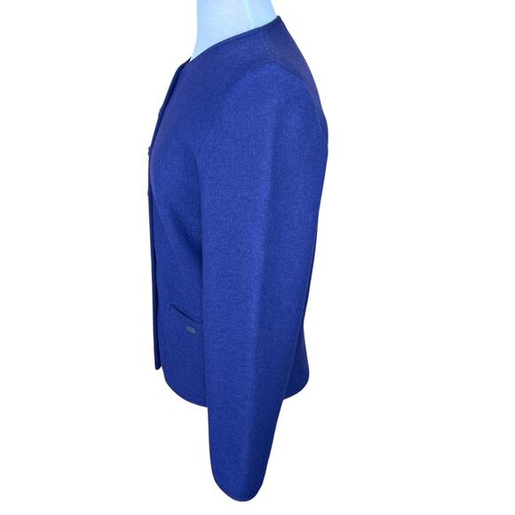 Geiger Women’s Dusty Purple Wool Button Front Cardigan Jacket EU38 US Medium - Picture 10 of 14